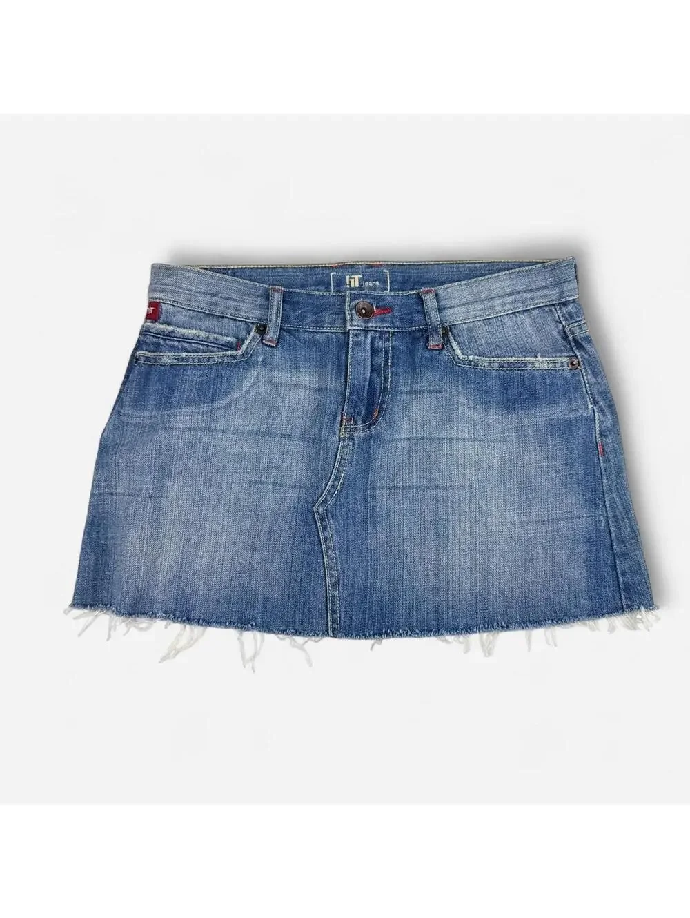 Y2K low rise Blue Denim Mini Skirt